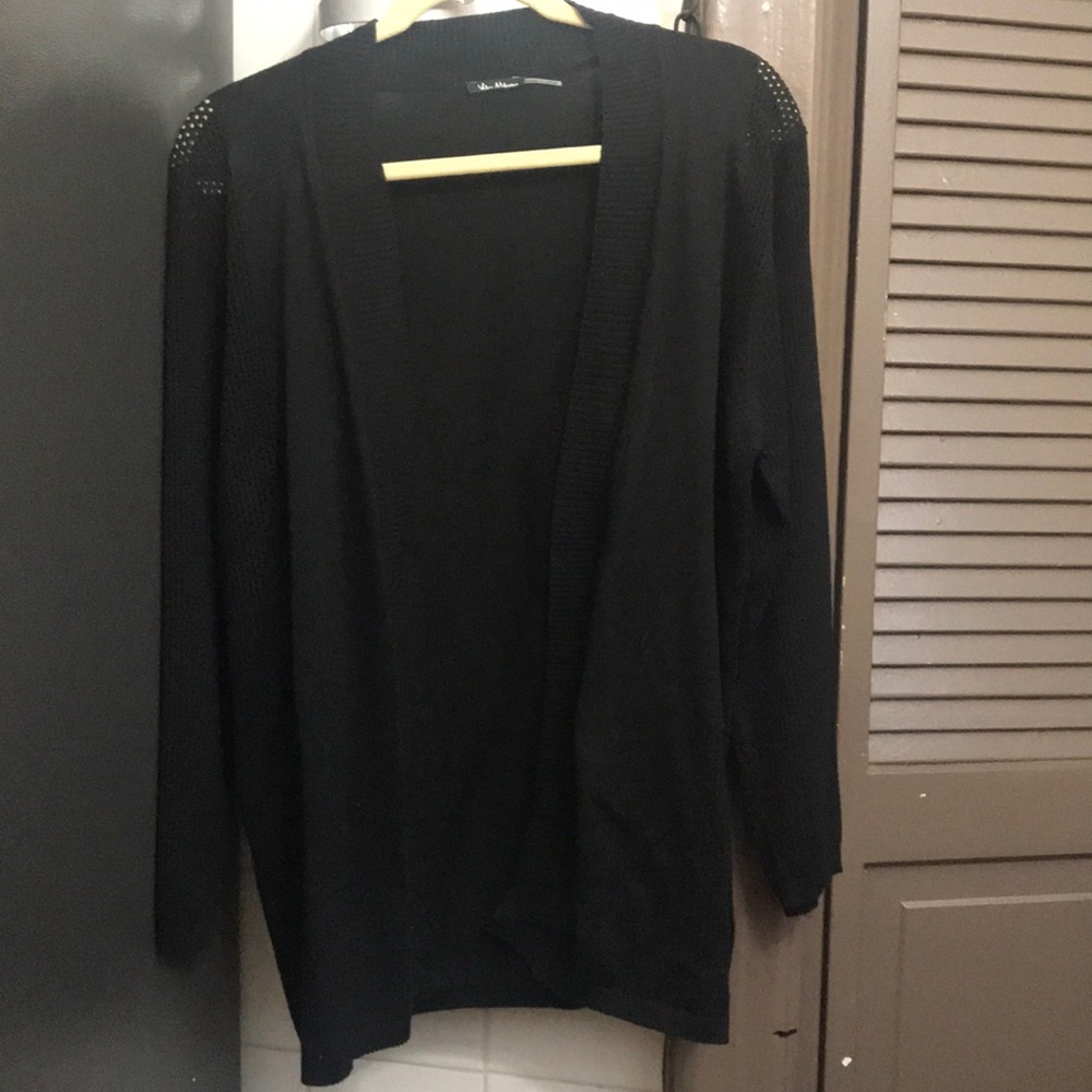 Vila Milano black open cardigan size Med